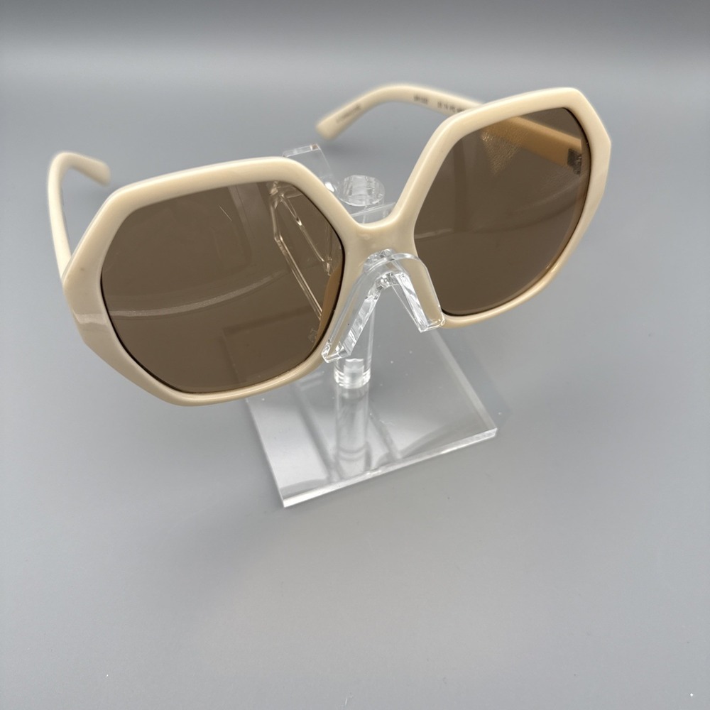 OVERSIZED XXL NUDE FWM Geometric Frame Lens Designer Sunglasses-"Jackie-O" HOT